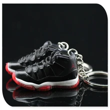 JORDAN XI 11 RETRO HI CONCORD KEYCHAIN 3D SNEAKERS SHOES FIGURE KEYRING 1:6