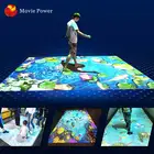Hologram advertising mini interactive projector for kids ar trampoline games for kids