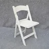 widely used in outdoor & plastic durable white foldable wedding chair YCX-FC001
