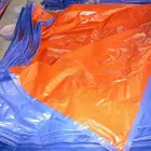 Senegal Waterproof Orange Blue Polyethylene China Tarpaulin / PE Tarps Fabric Sheet / Roll for Truck Cover