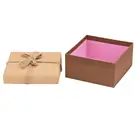 Wholesale Customized Logo Mini Square Cardboard Gift Paper Box