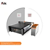 AOL-1625 industrial fabric cutting machine with round knife multi layers cutting machine
