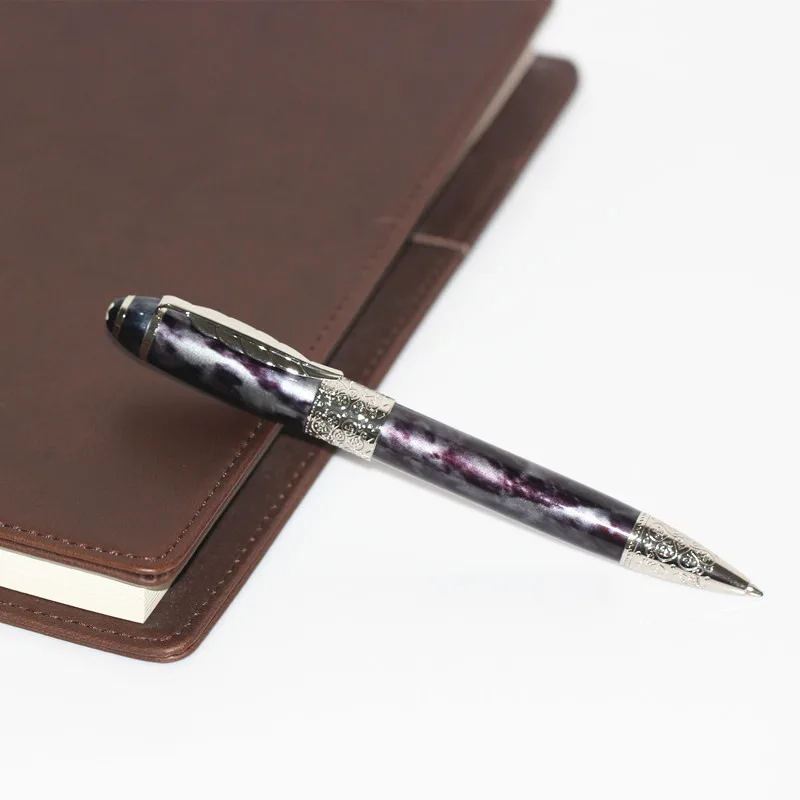 Free shipping Piling Promotions Limited edition Writes series special blue Marble pattern ballpoint pen for Friend Gift