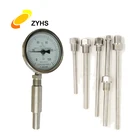 100mm dial bimetal temperature sensor compost thermometer