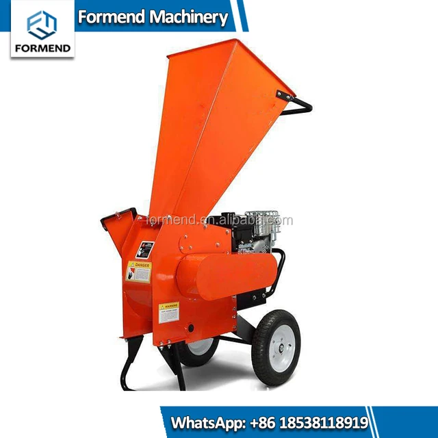 forestry machinery petrol wood chipper machine/garden wood