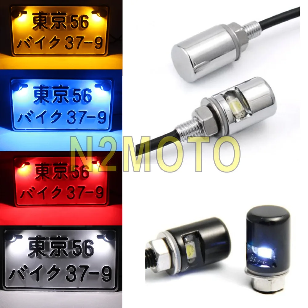 number plate bolt lights