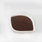 Natural garnet colored sand as filter material
