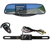 Shock Price Bluetooth Mirror License Plate Car Rear View Camera