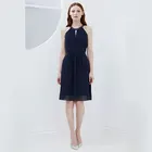 Factory Wholesale High Quality Evening Dress Long Women,lace Blue Gown Sexy Women's Evening Dress
