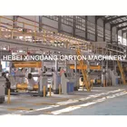 Fully automatic high speed 3/5/7 ply corrugated cardboard production plant carton box making machine