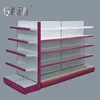 Beautiful gondola metal wood shelf mini mart supermarket shelving system