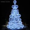 Toprex decor waterproof giant LED ball tree 3d led outdoor christmas decoration