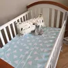 100% Cotton embroidery 6piece baby bedding set/ sheet set