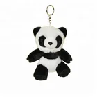 Customized Cute Plush Panda Keychain Popular Panda Keyring