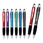 Touch screen light up logo ball pen stationery stylus pen led laser logo pen for promotional