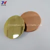 OEM ODM customized mirror polishing glass jar copper lid candle lid with Screen printing logo