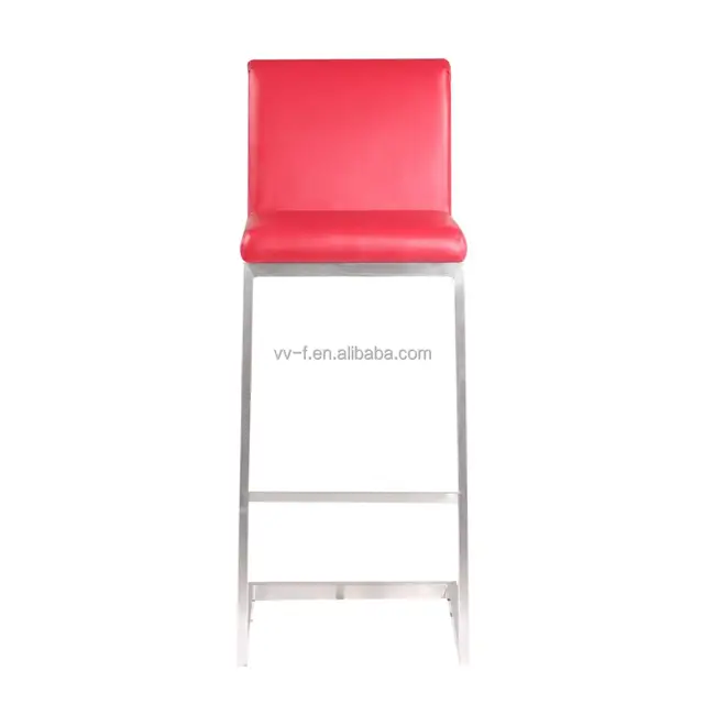 China wholesale bar stools swivel chrome kitchen breakfast red