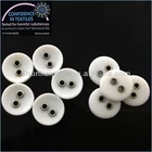 Hot sales small round white button covers for shirt