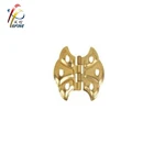 high quality golden polish butterfly hinge brassed hinge