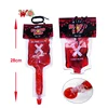 New design blood bag shape fruity jam for drinking with hanging rope