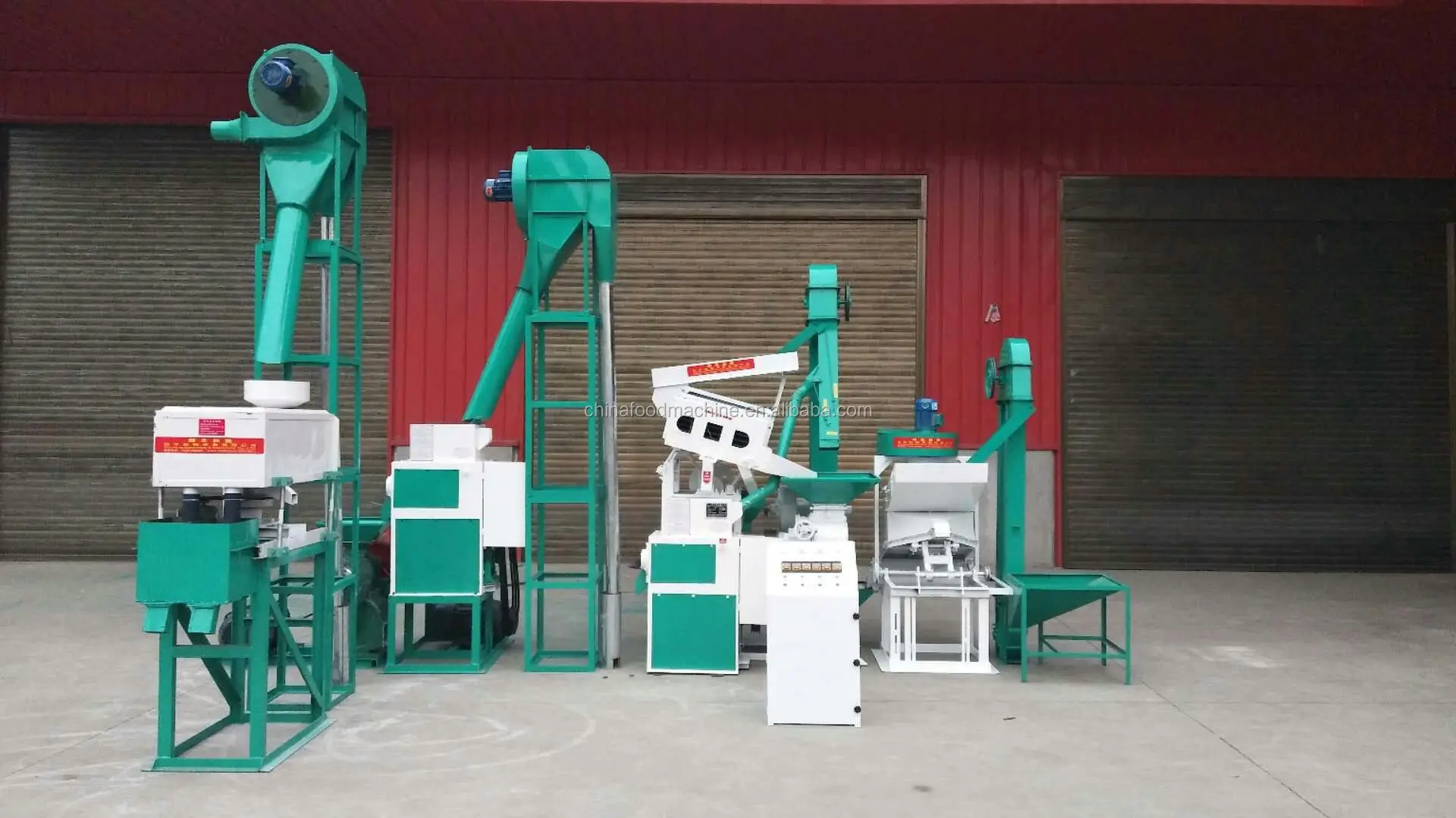 Rice Mill Machine Rice Milling Machine Complete Set Combined Commercial Grain Grinder Rice Maize Mill Machinery supplier