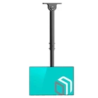 Adjustable Motion TV Monitor Roof Bracket 360 Degree Flip Down Tilt Ceiling Led TV Mount