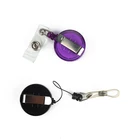 Waterproof Clear Plastic Vertical Name Tag Badge ID Card Holders