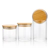 /product-detail/heat-resistant-2-4-6-8-oz-candy-foods-rubber-sealed-wooden-lid-air-tight-storage-containers-glass-jar-with-bamboo-lid-62060333318.html
