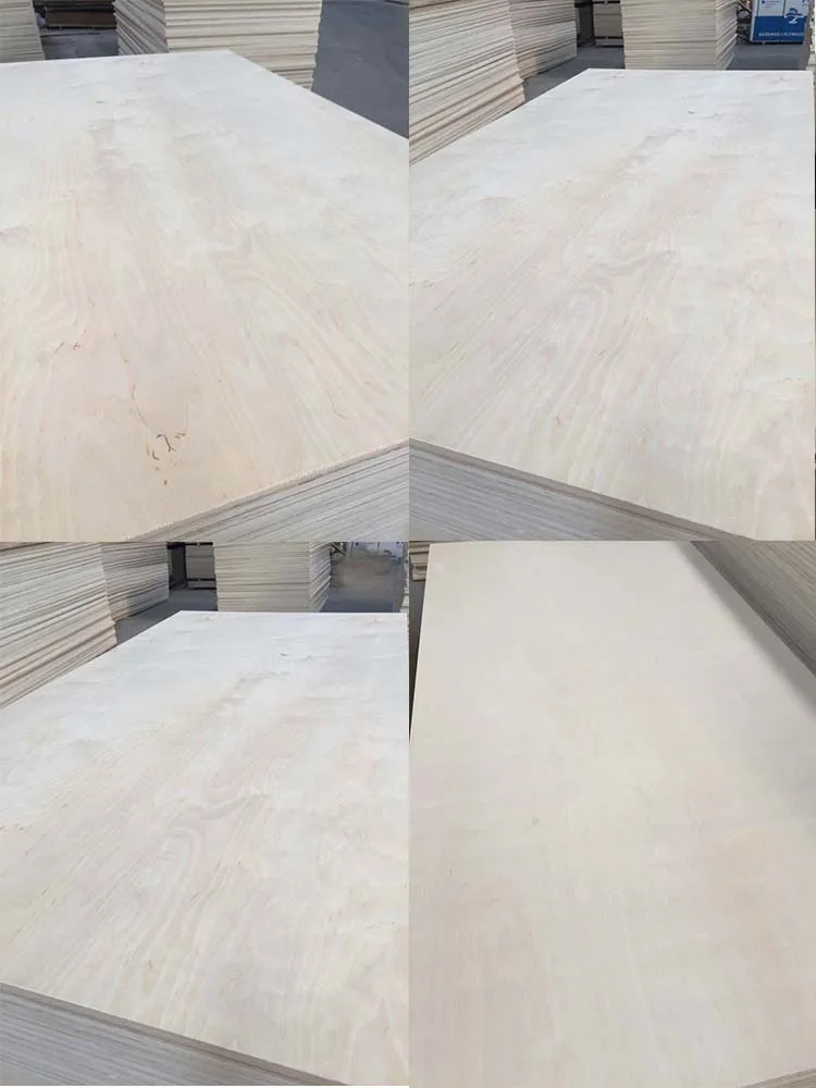 China factory 18mm laser cutting plywood sheets with pine core birch face back