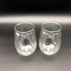 250ML Milk tea small clear plastic wine water cups