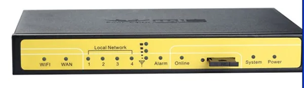 F8134 4 LAN port RJ45 Ethernet GPRS wifi ZigBee Gateway for Street Light Control - ANKUX.COM