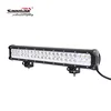Patented reflector dual row 10000lm Cree chip 126w led working light bar with bottom bracket