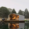 wooden sheds and cabins, mobile house and villa house
