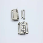 Swimwear bra clip accessories nickel free rhinestone bikini clasp