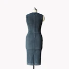 Latest Design Round Neck Sleeveless Casual Women Dresses Summer Casual