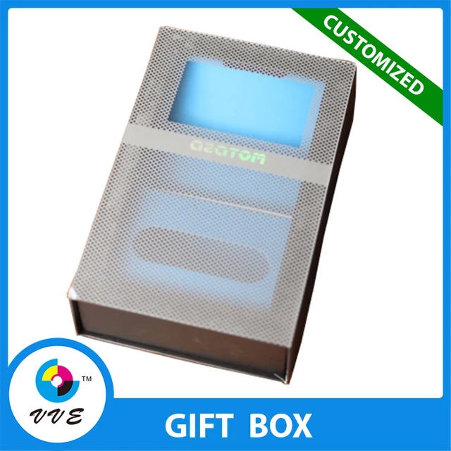 high quality elegant matte black foldable rigid gift box with