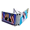 Wireless control 4G Double sides front open led banner display screen P4 scrolling for store