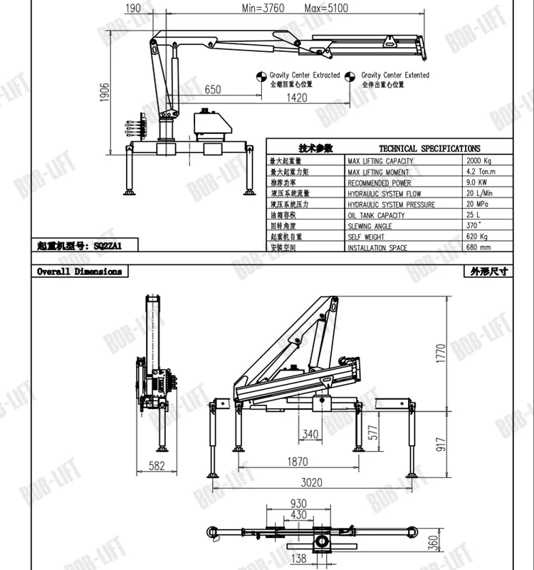 Truck Mounted Crane
