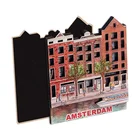 Holland Amsterdam Souvenir 3d Custom Wood Fridge Magnet