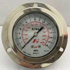 HF 60MM 80MM 2.5" 3" 10 / 16 MPA Liquid filled Refrigerant Freon CO2 R744 Pressure Gauge Manometer