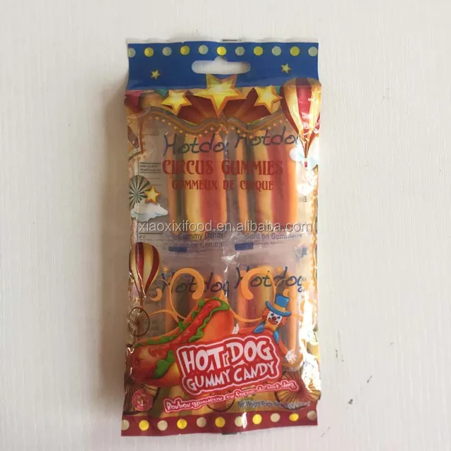 hot dog fruit gummy chewy candy