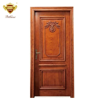 New Design Fancy Solid Teak Wood Main Door Carving Designs Models