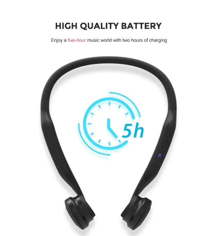 New Design Sports Fashion Fitness Stereo Wireless Headphone 4.2 Bone Conduction Music Headset - ANKUX.COM