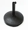 Outdoor Backyard Parasol Umbrella Cement Base/Stand Round Steel