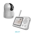 3.5 tft night light night vision video baby monitor pan tilt infrared camera monitor
