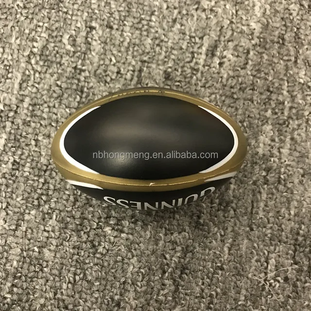 oem promotinal gift anti stress ball pu foam rugby