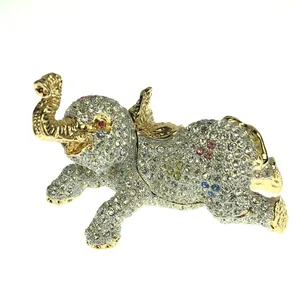 handmade gift packing high-quality enamel mini baby elephant