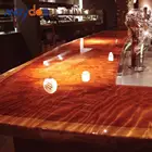 Crystal clear countertop epoxy resin for wood