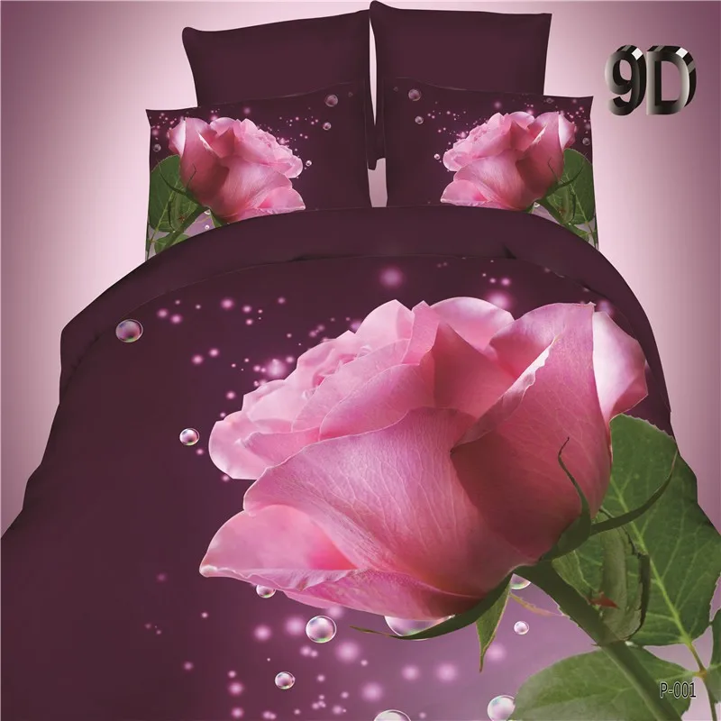 LUURY 3D animal horse leopard tiger flower bedding bed sheet set bedclothes duvet cover set bedding set .