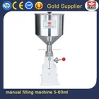 5-50ml manual water bottle filling machine for cream liquid
